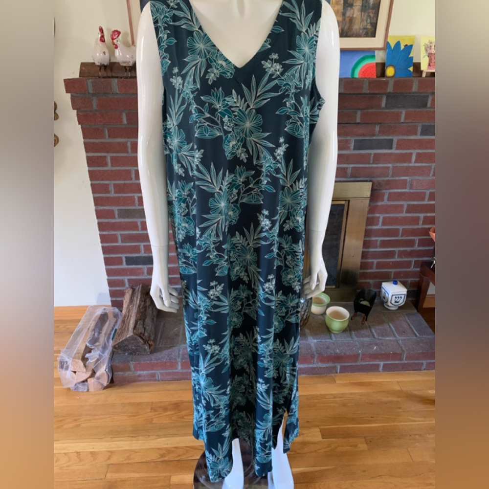 Floral Green Dress